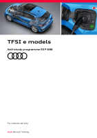 SSP 686 Audi TFSI e models - Self-Study Programme